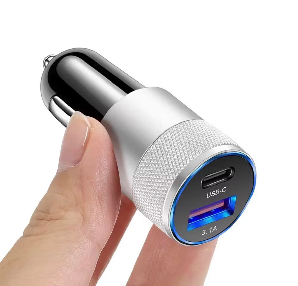 Chargeur de voiture USB mini 18W, chargeur rapide 15W