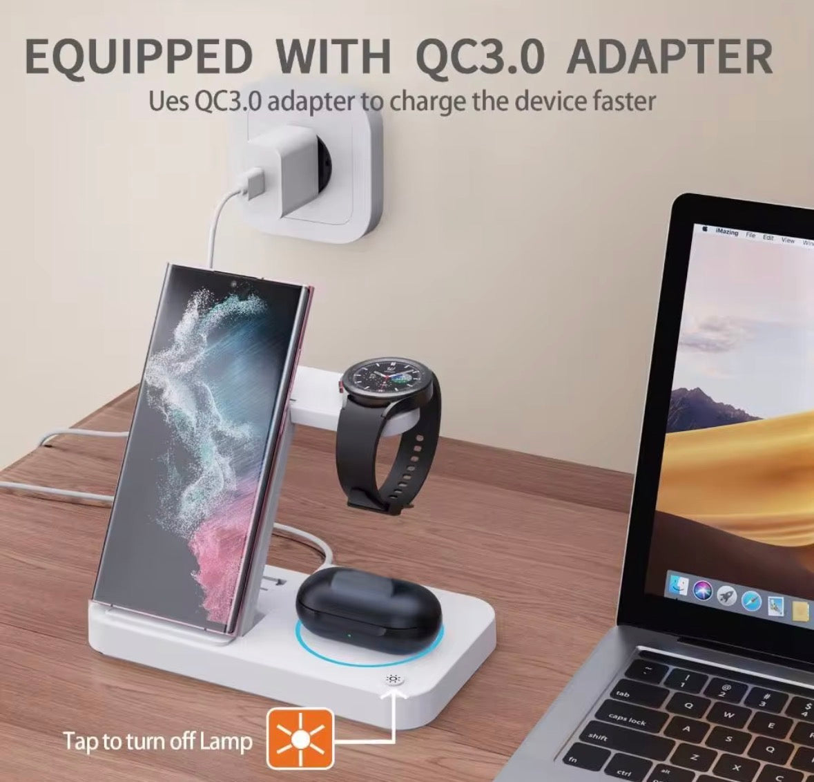 Support Adaptateur de Chargeur Sans Fil en Gros d'Usine pour iPhone