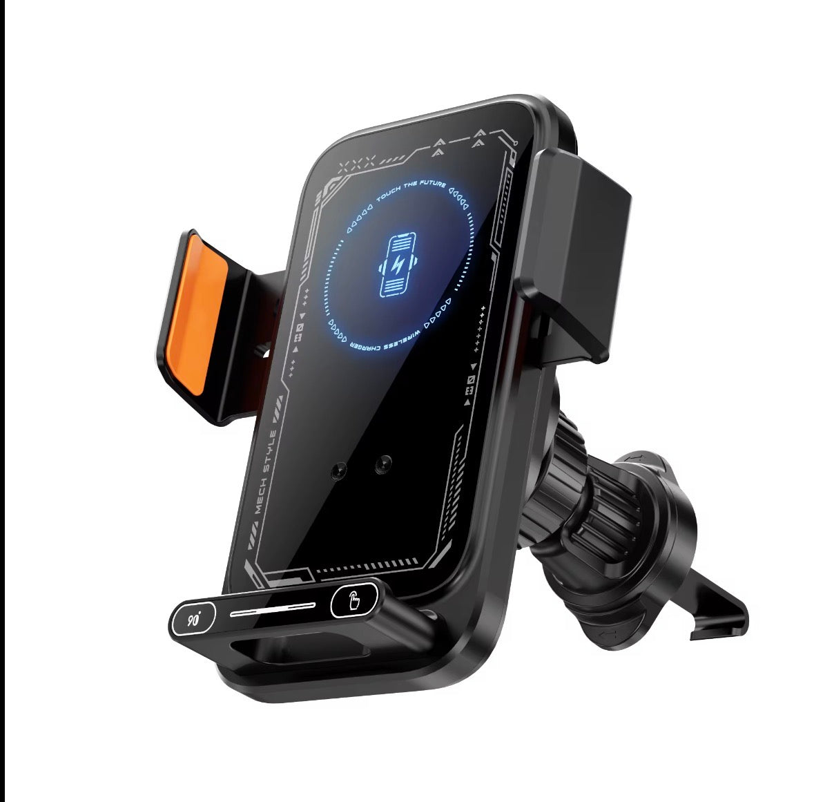 Support de voiture sans fil Qi 15W Chargement rapide
