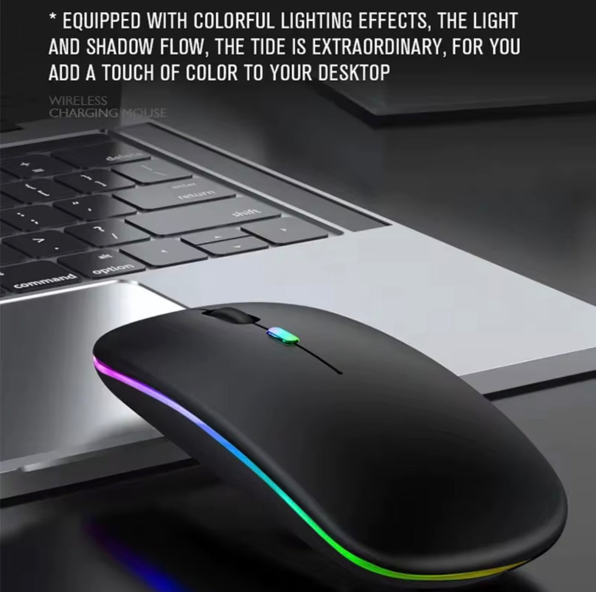 Souris Silencieuse Sans Fil Rechargeable