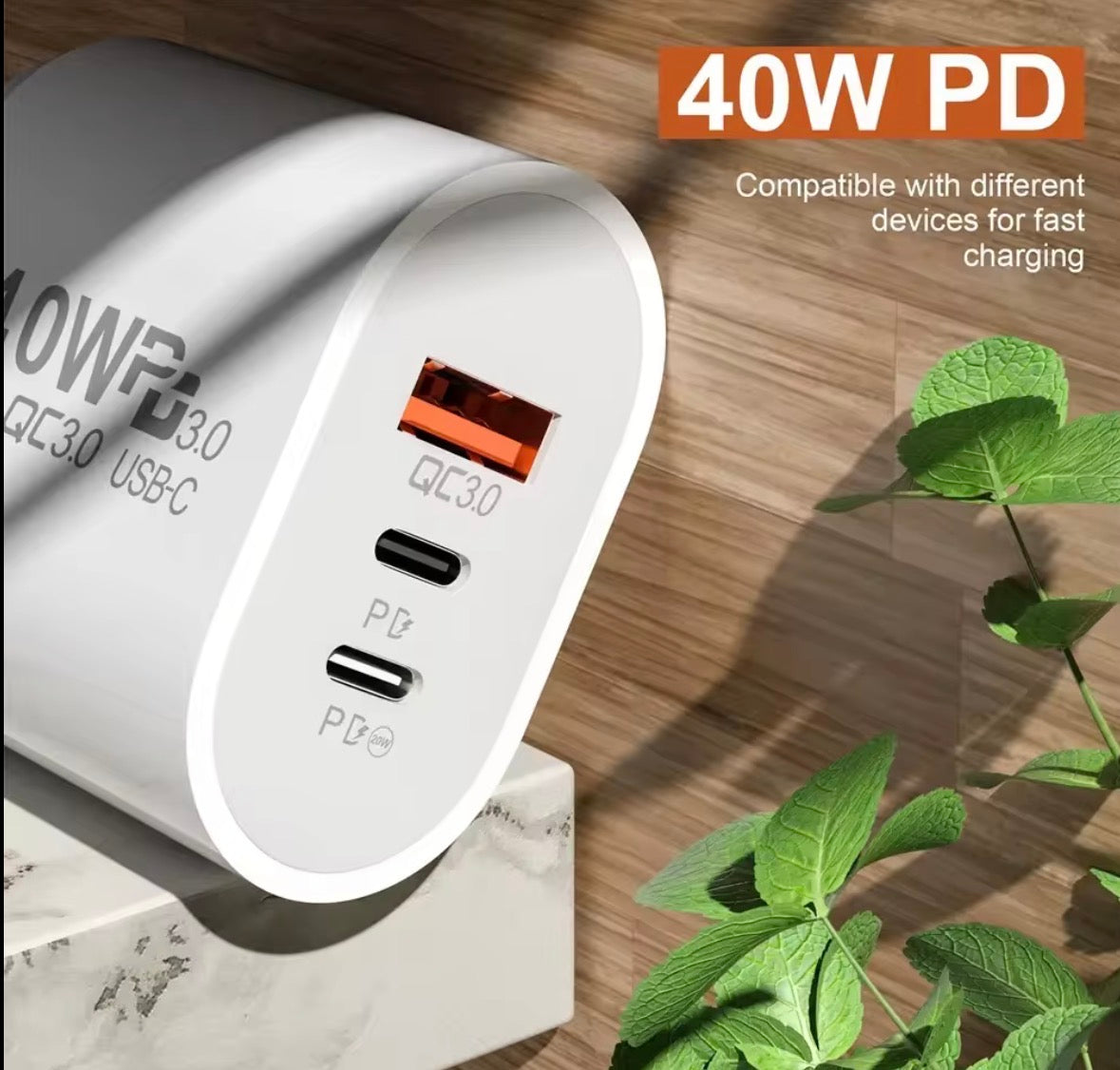Adaptateur 40W USB - USB-C