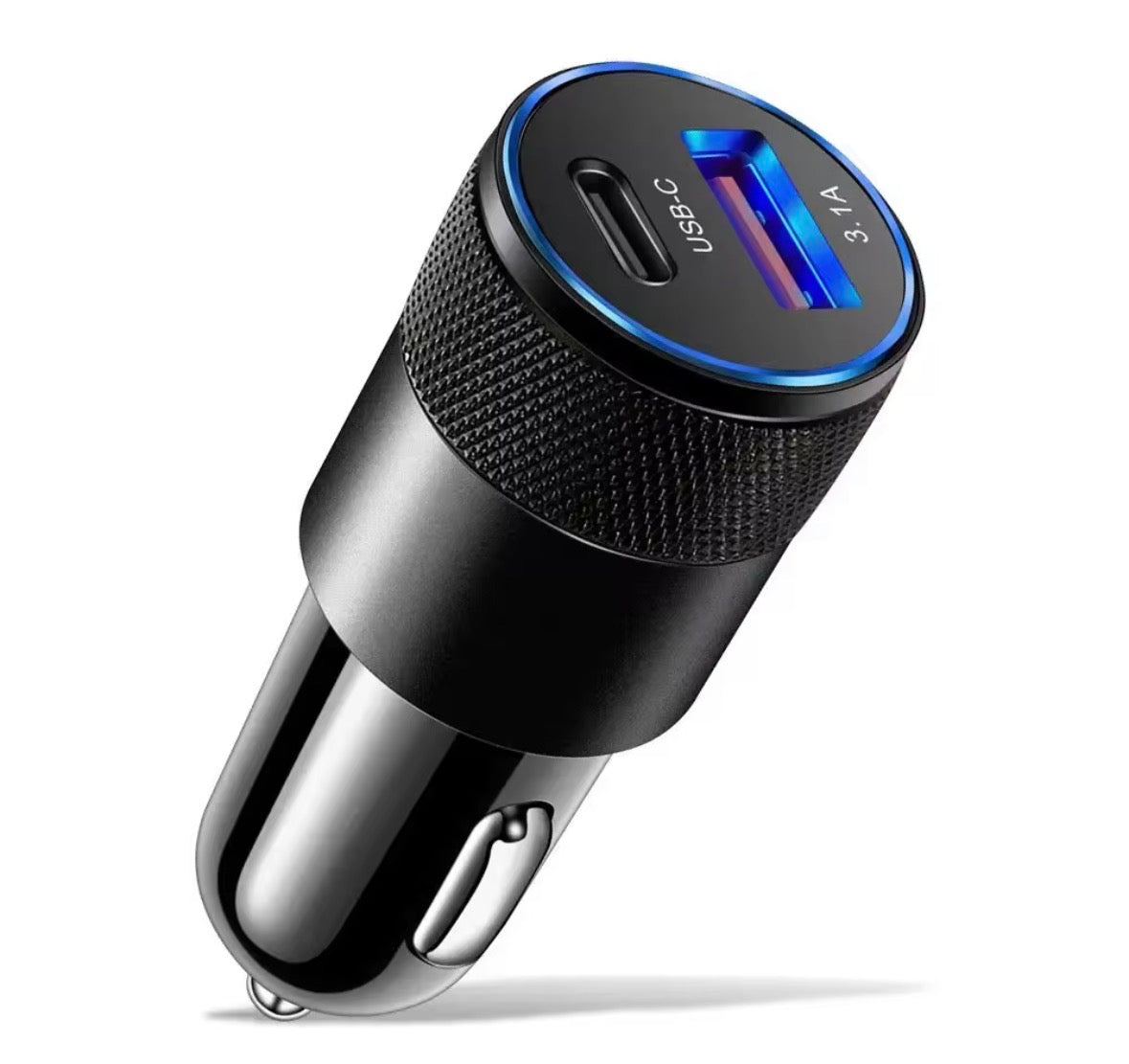 Chargeur de voiture USB mini 18W, chargeur rapide 15W
