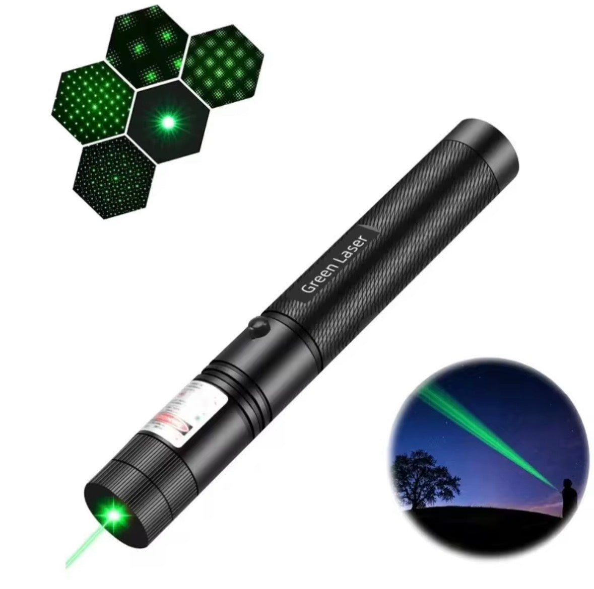 Pointeur laser vert haute puissance rechargeable par
USB