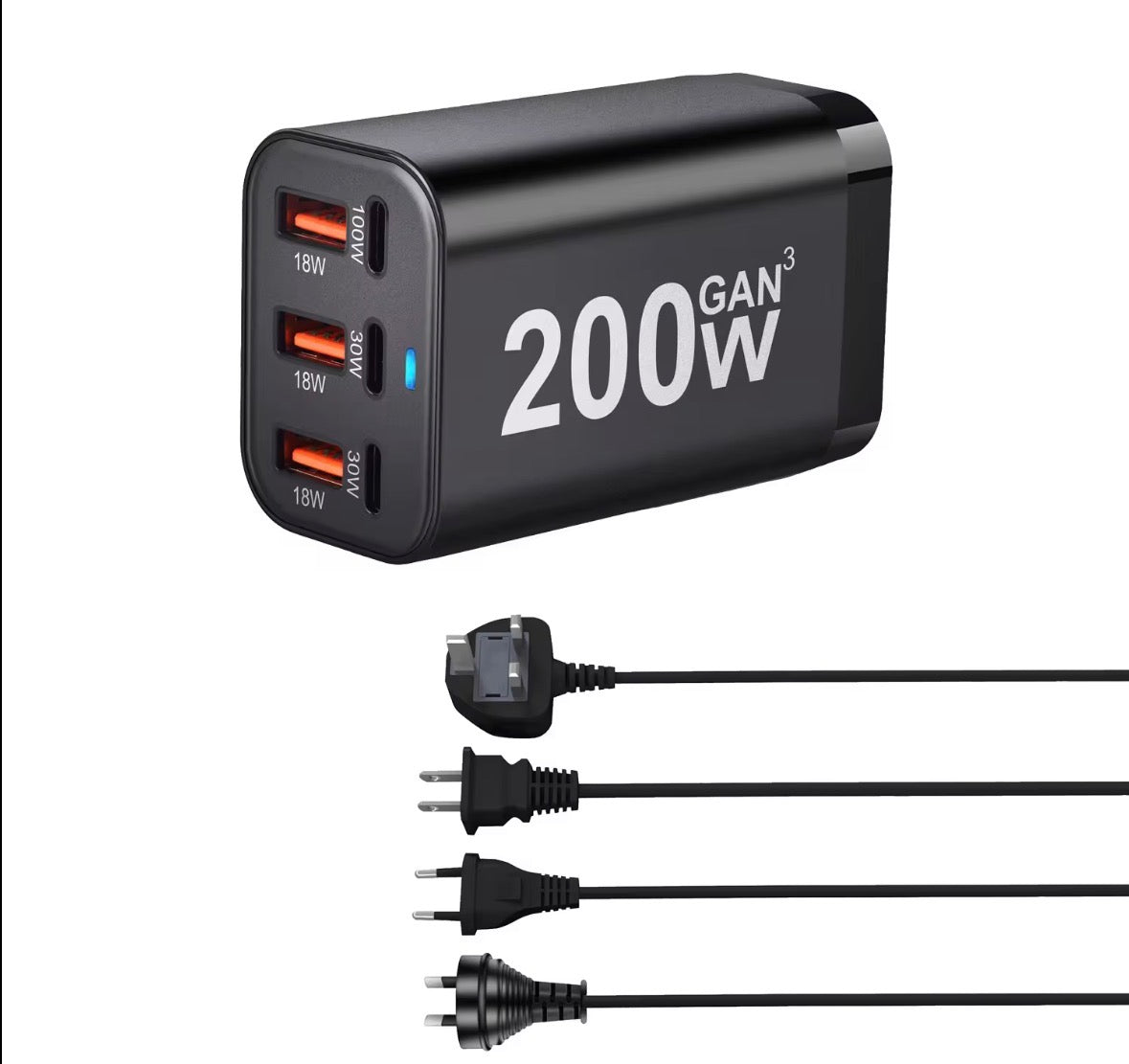 Chargeur Électrique USB-C 200W