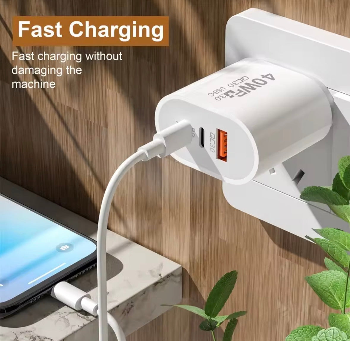 Adaptateur 40W USB - USB-C
