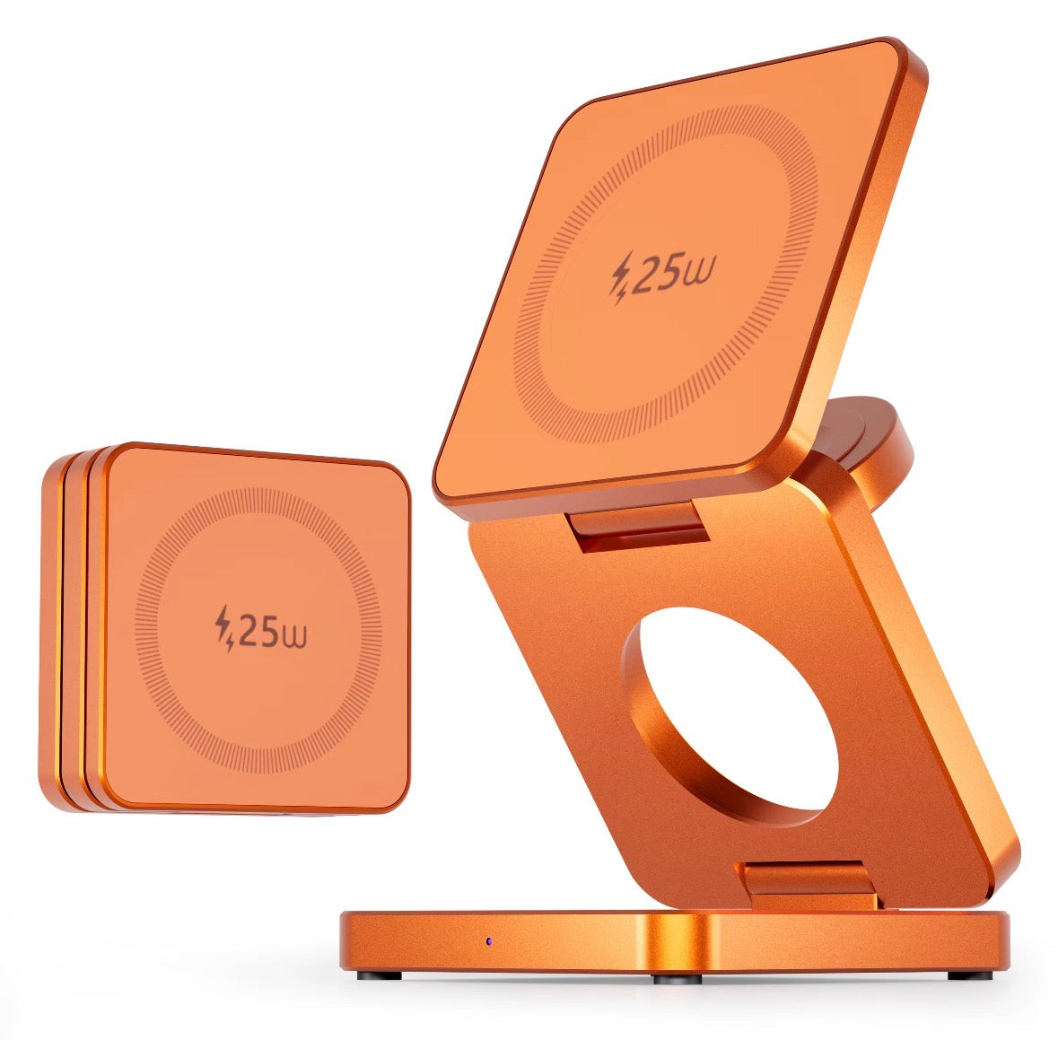 Support de chargeur sans fil magnétique pliable 3-en-1
