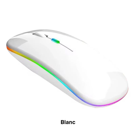 Souris Silencieuse Sans Fil Rechargeable