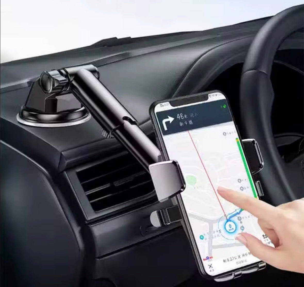NOUVEAU Support Universel de Téléphone de Voiture à Ventouse 360 Degrés