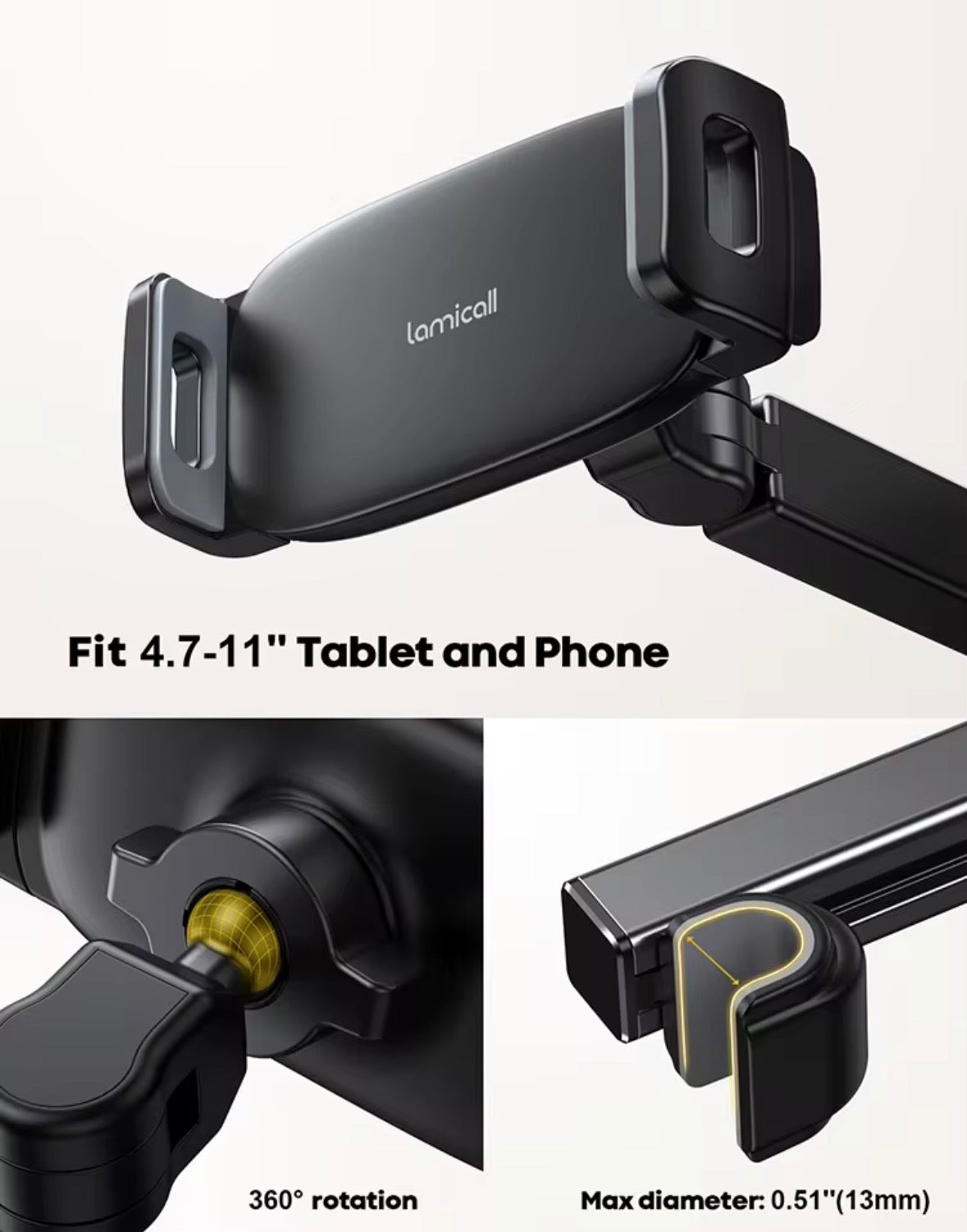 Support de téléphone / tablette pour voiture