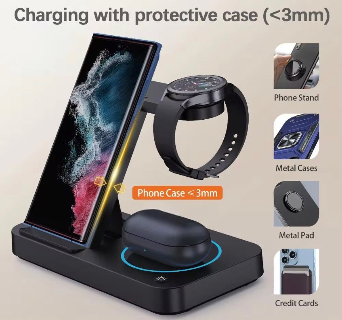 Support Adaptateur de Chargeur Sans Fil en Gros d'Usine pour iPhone